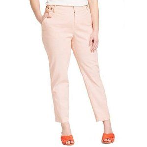 NWT Ava and Viv Peach Pink Chino Pant